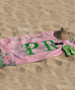 (Limited Edition) 2 n 1 Pretty in Puerto Rico Beach Towel Bag (PICK UP IN PR ONLY)